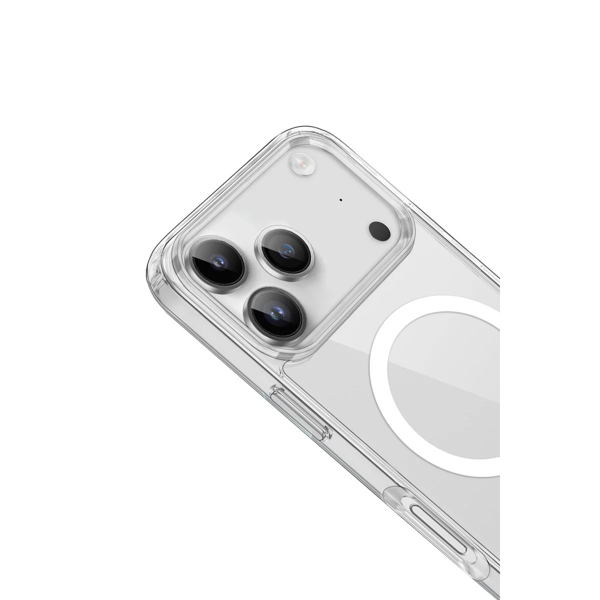 iPhone 17 Pro Şeffaf Magsafe Kılıf - Yüksek Kaliteli PC Koruma Kılıfı