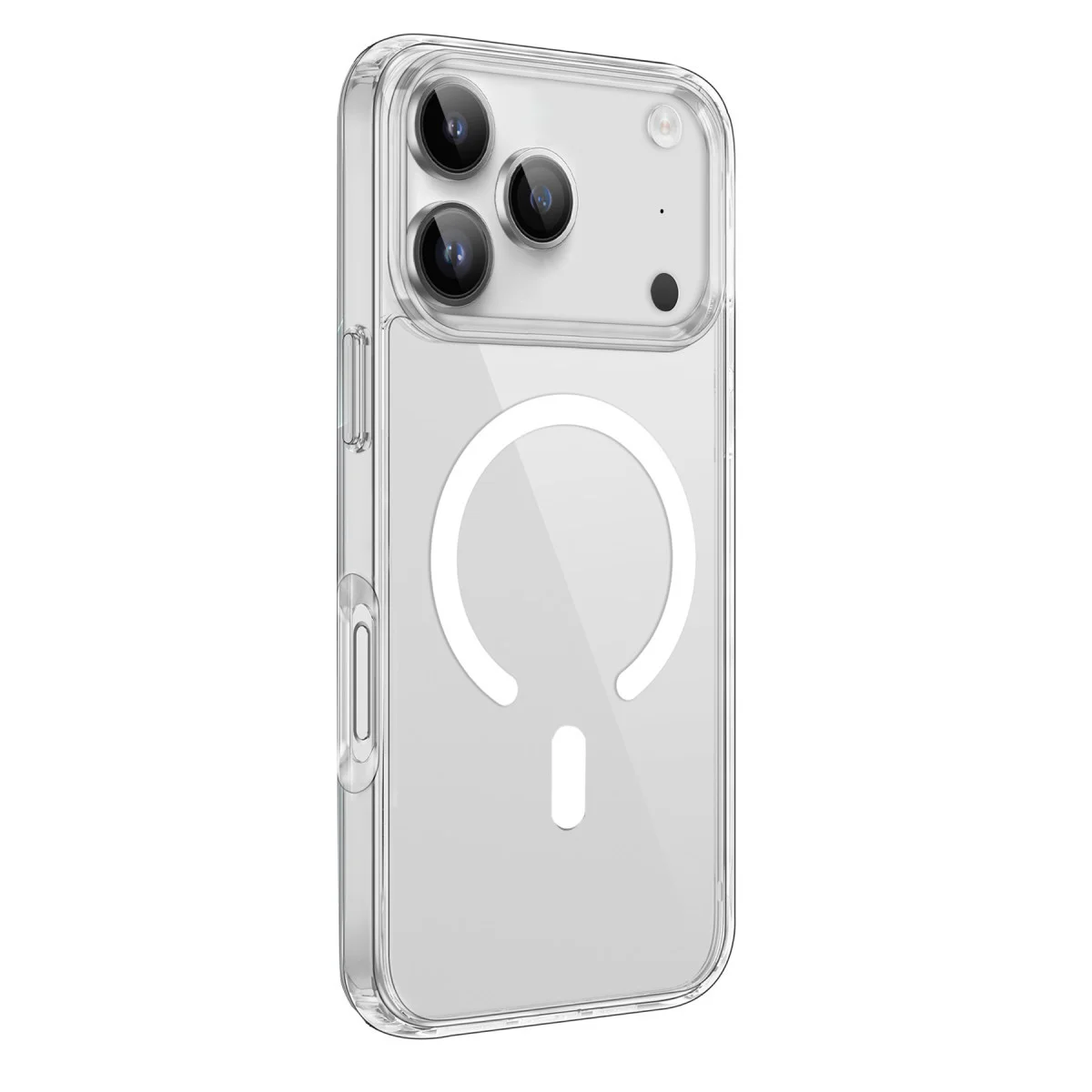 iPhone 17 Pro Şeffaf Magsafe Kılıf - Yüksek Kaliteli PC Koruma Kılıfı
