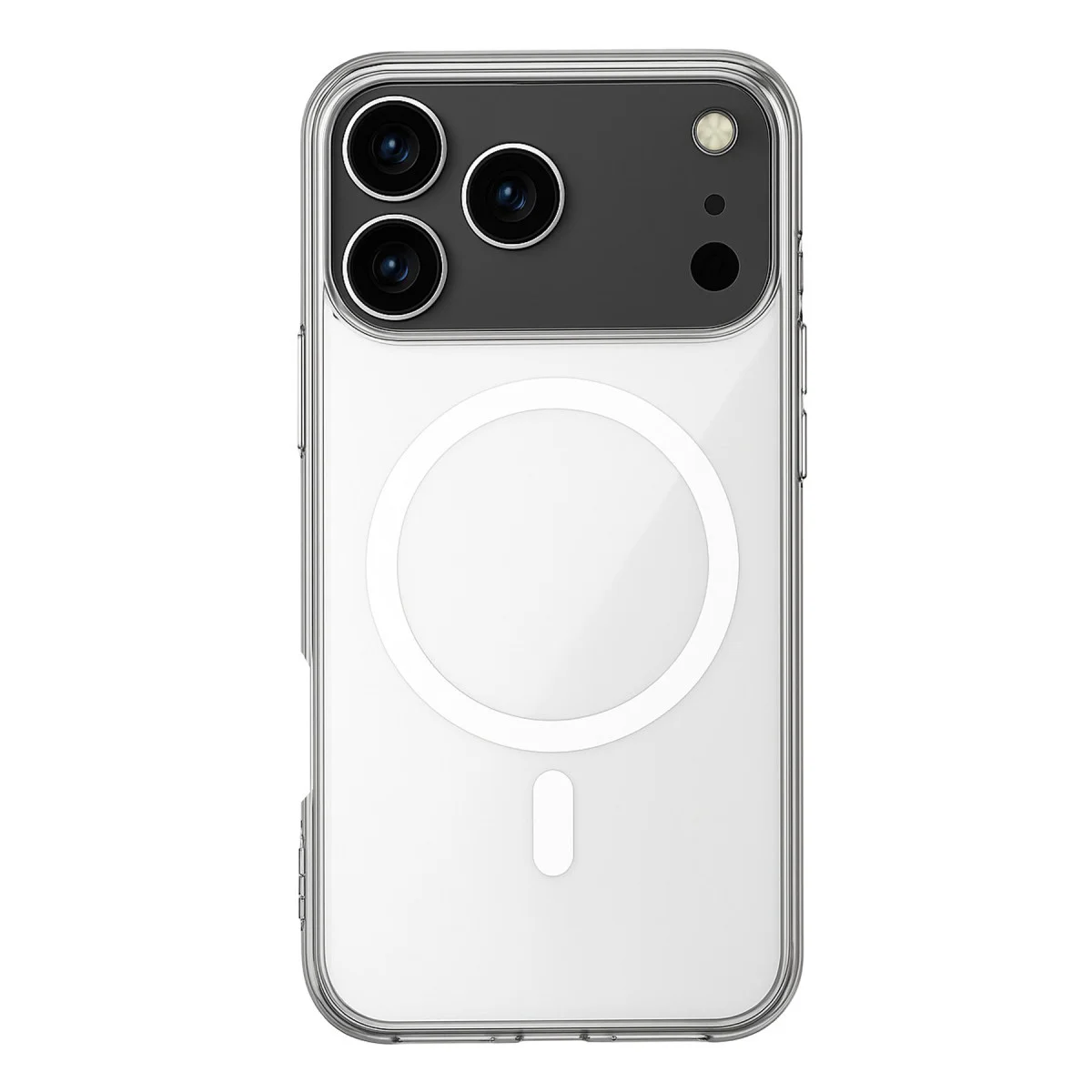 iPhone 17 Pro Şeffaf Silikon Kılıf - MagSafe Uyumlu, Kablosuz Şarj Destekli ve Koruyucu