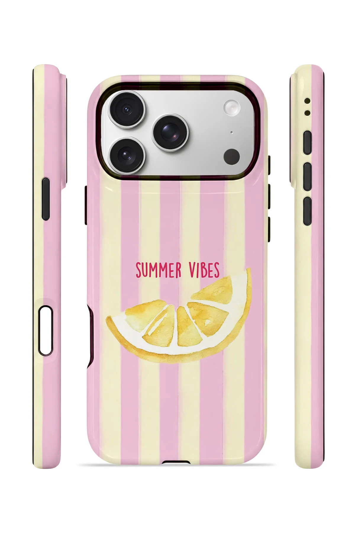 iPhone 17 Pro Vorian Çift Katmanlı MagSafe Kılıf Summer Vibes Lemon