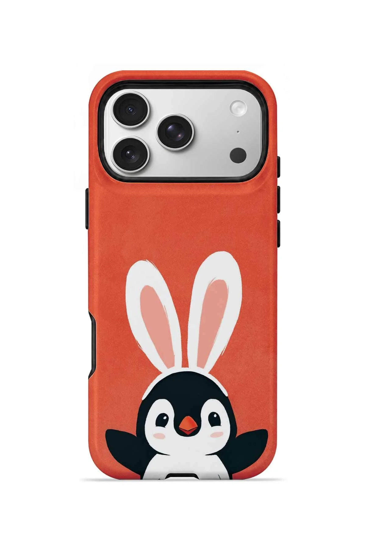 iPhone 17 Pro Vorian Çift Katmanlı Tavşan Penguenli Kılıf iPhone 17 Pro Vorian Çift Katmanlı Tavşan Penguenli Kılıf