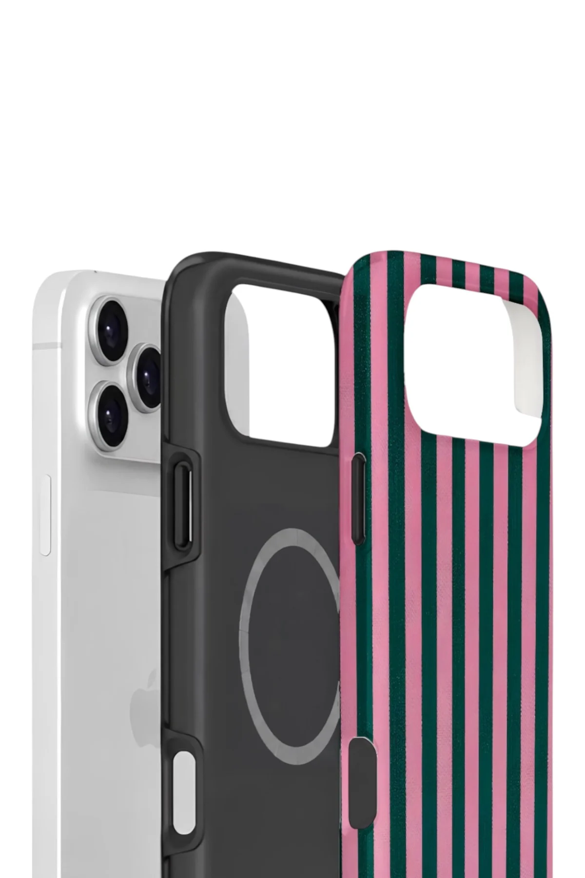 iPhone 17 Pro Vorian Çift Katmanlı MagSafe Kılıf Pink Navy Cabana Fiyatı, Yorumları ve Özellikleri
