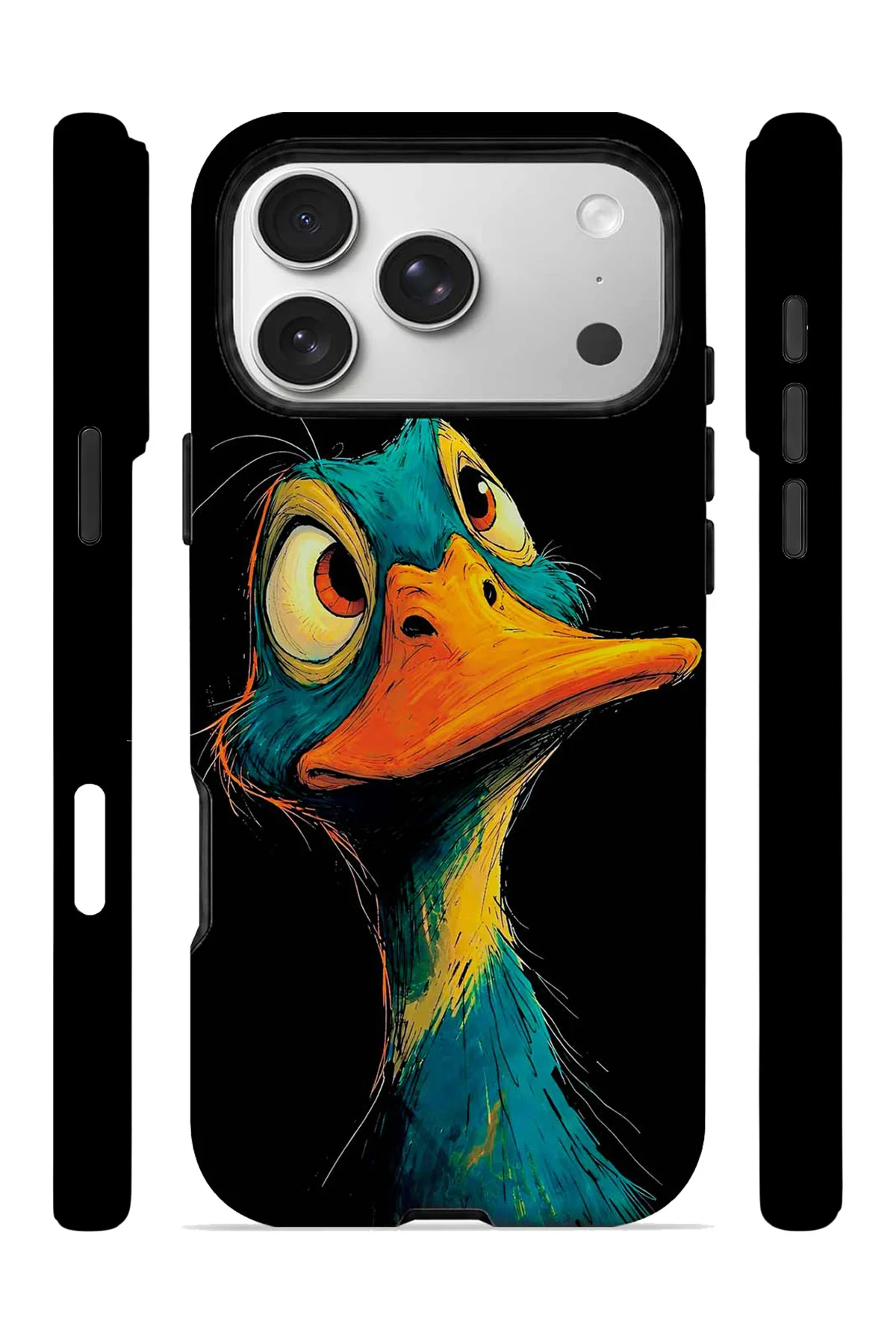 iPhone 17 Pro Vorian MagSafe Çift Katmanlı Neon Ördekli Kılıf iPhone 17 Pro Vorian MagSafe Çift Katmanlı Neon Ördekli Kılıf - Görsel 3