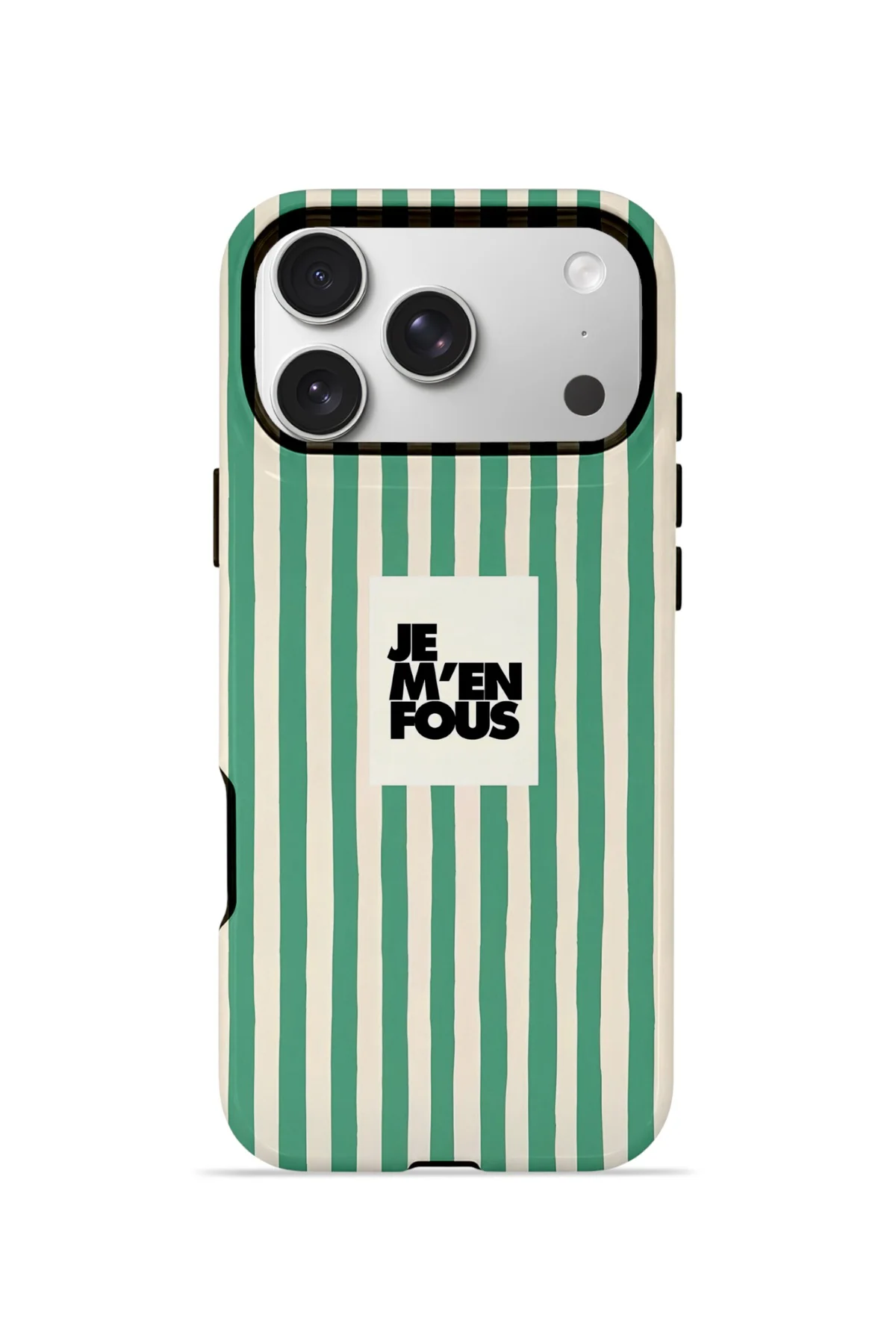 iPhone 17 Pro Vorian Çift Katmanlı Kılıf Je M En Fous Green