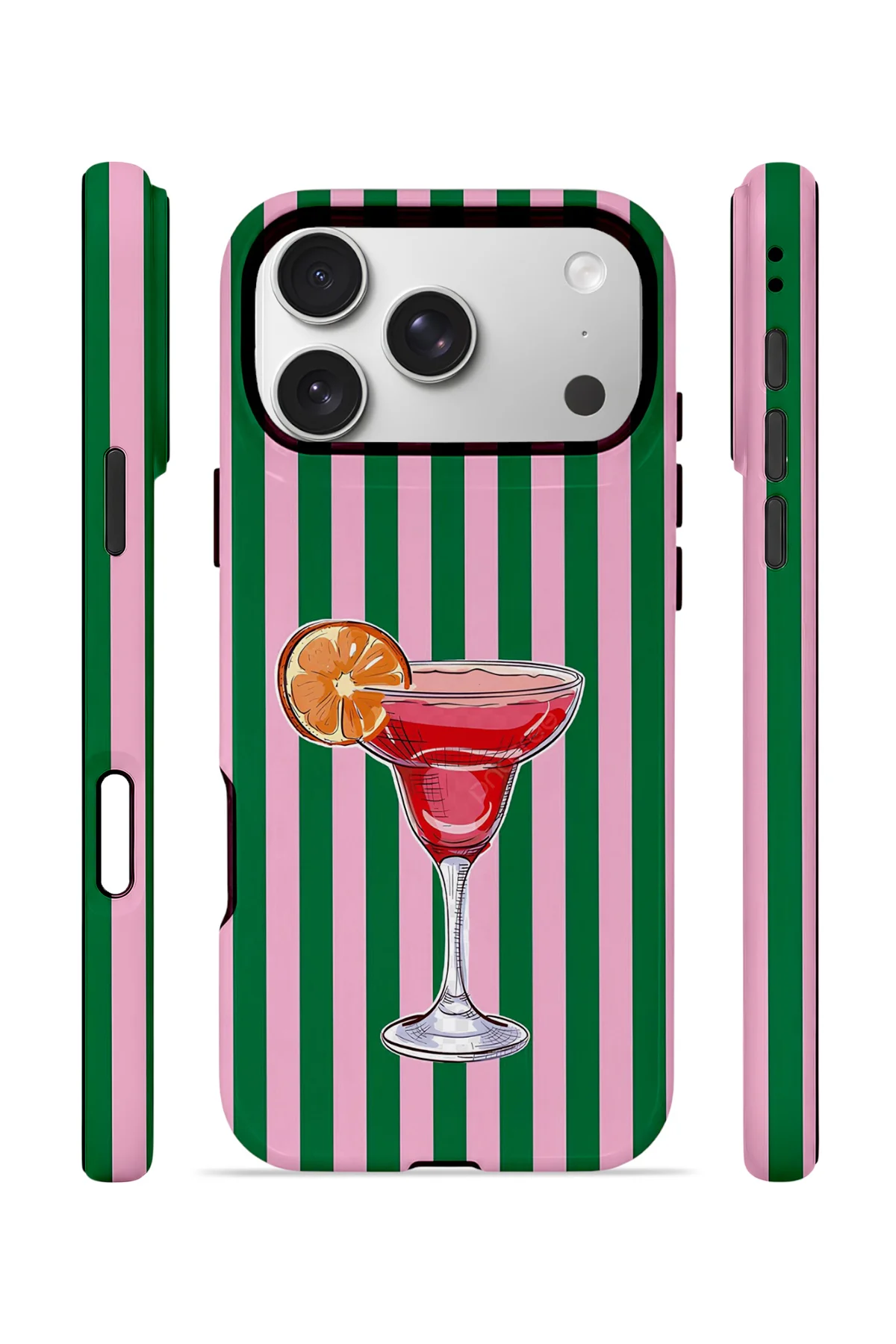 iPhone 17 Pro Vorian Çift Katmanlı MagSafe Kılıf Pink Citrus Cocktail