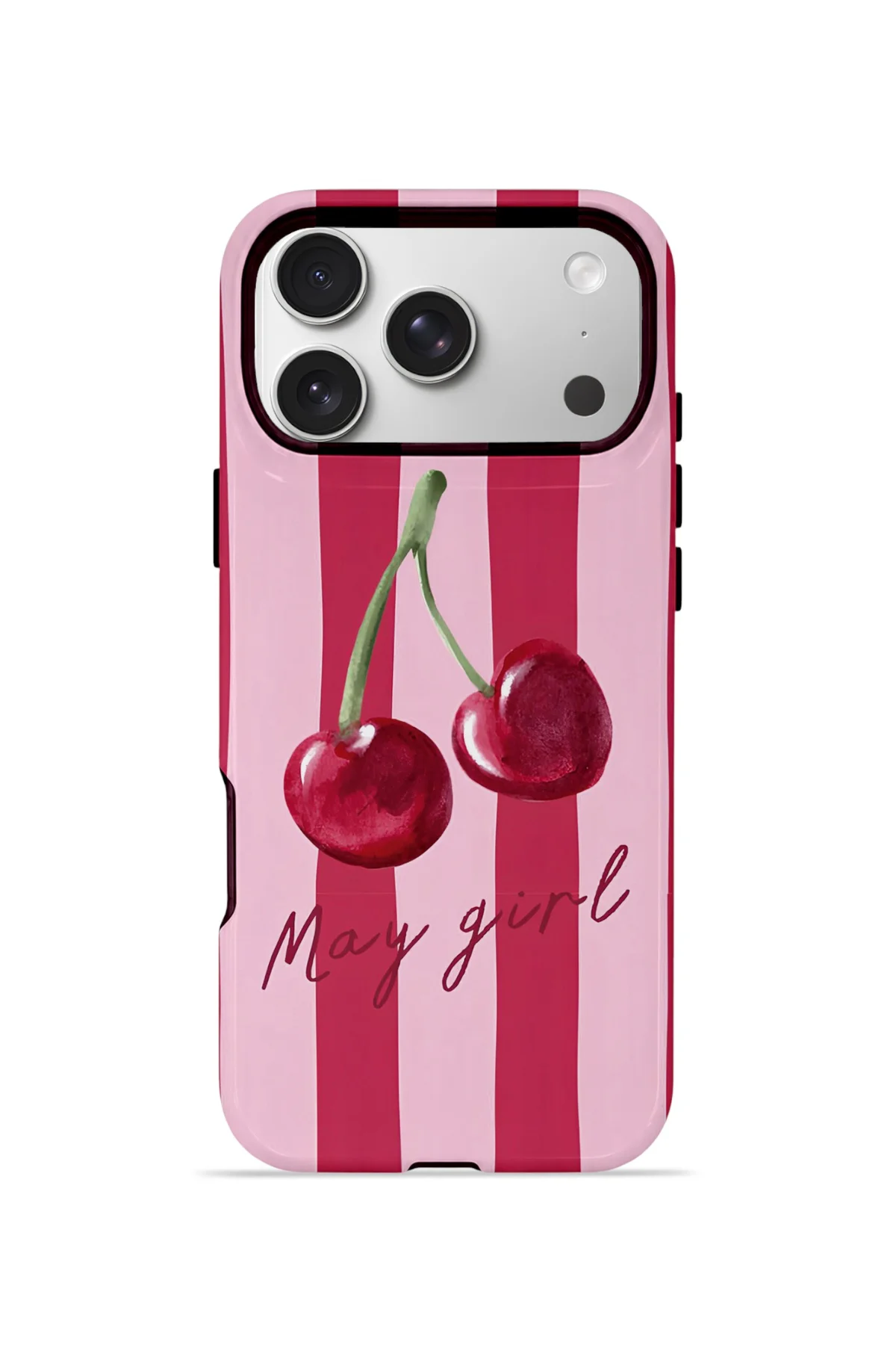 iPhone 17 Pro Vorian Çift Katmanlı Kılıf Cherry Girl