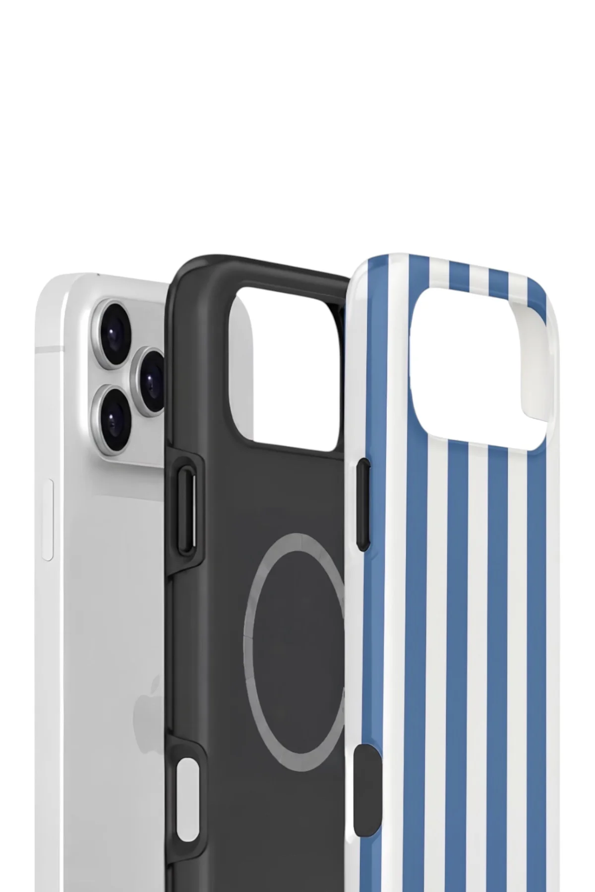 iPhone 17 Pro Vorian Yough Magsafe Kılıf Blue Marina Stripe