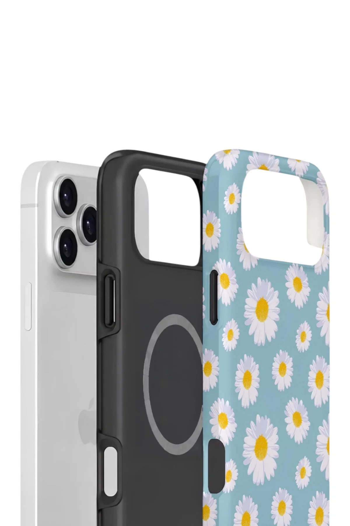iPhone 17 Pro Vorian Çift Katmanlı MagSafe Kılıf Daisy Sky