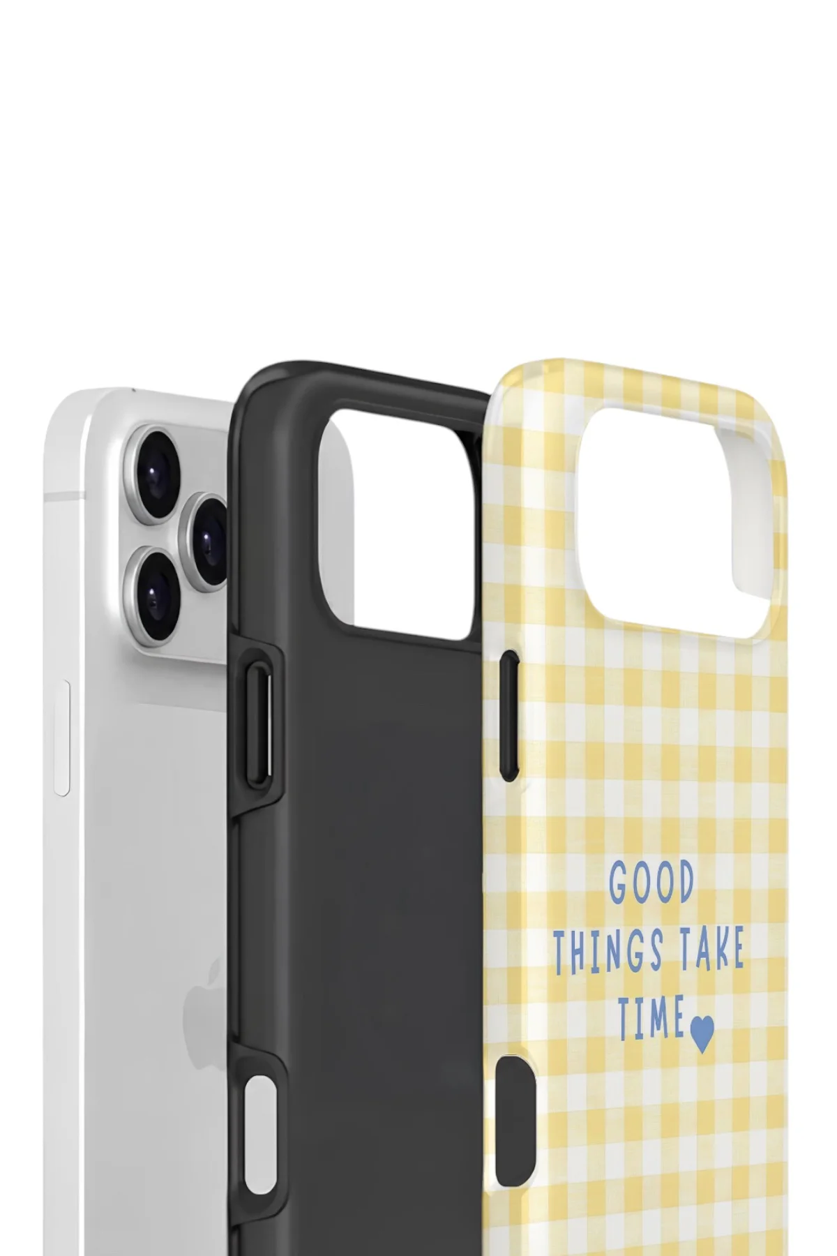 iPhone 17 Pro Vorian Çift Katmanlı Kılıf Good Things Gingham iPhone 17 Pro Vorian Çift Katmanlı Kılıf Good Things Gingham