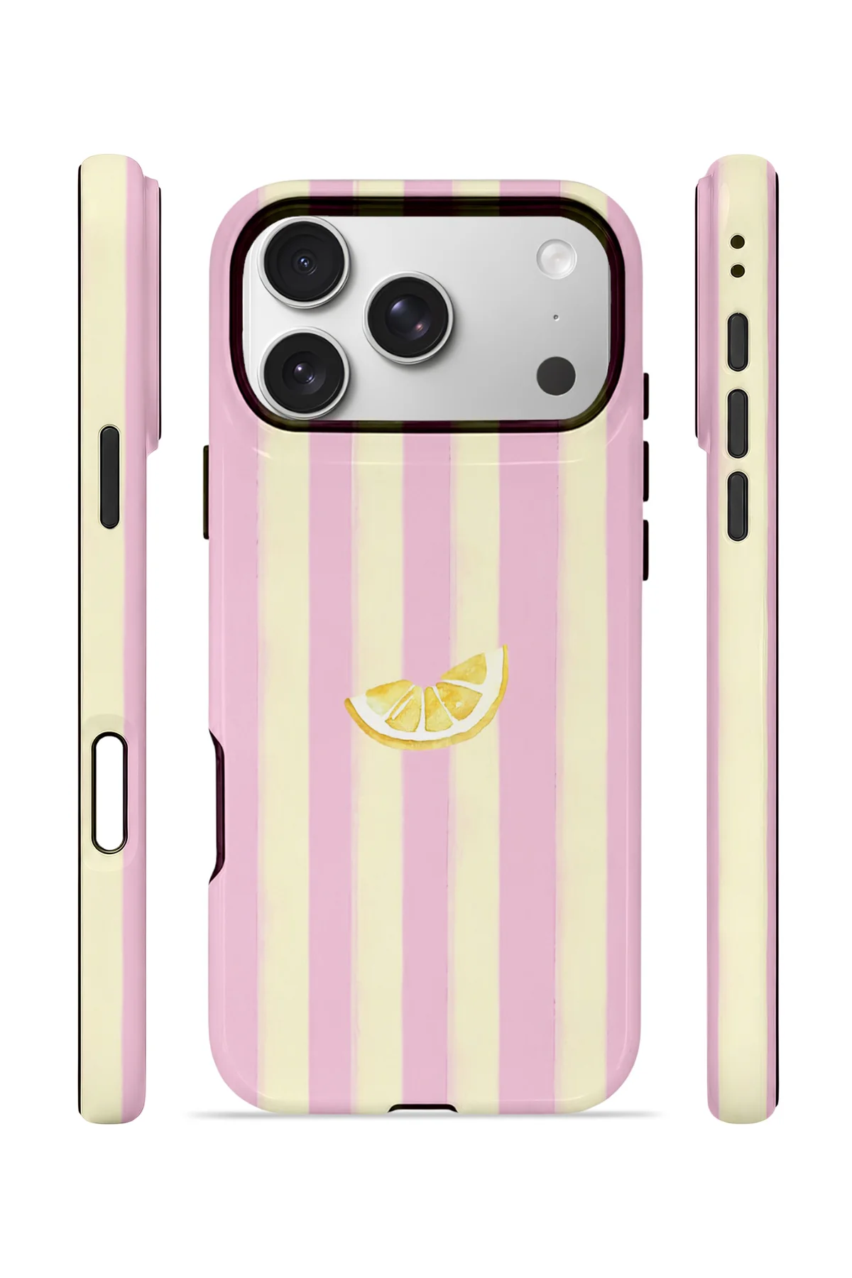iPhone 17 Pro Vorian Çift Katmanlı MagSafe Kılıf Lemon Charm Pink