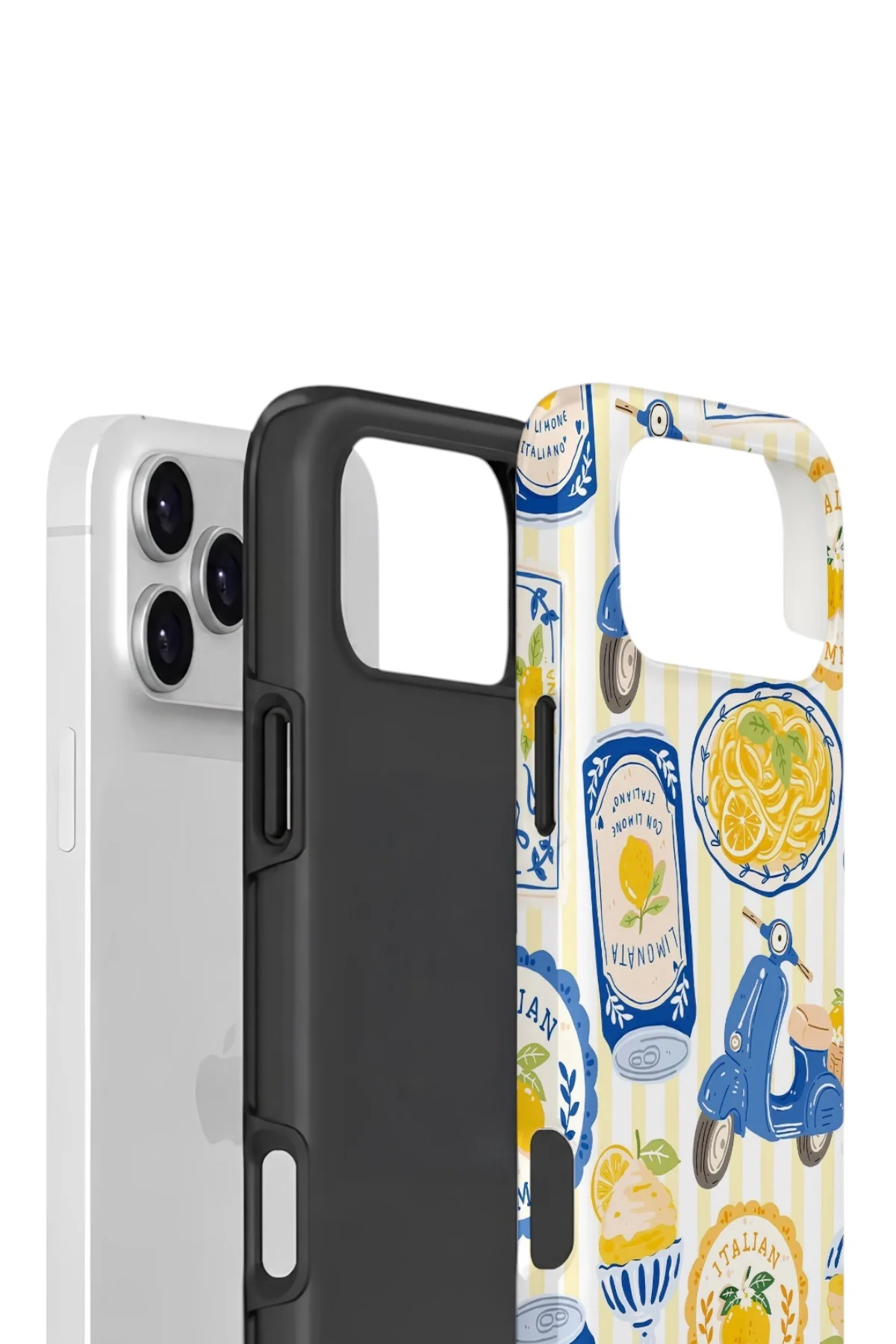 iPhone 17 Pro Vorian Çift Katmanlı Kılıf Italian Tableware