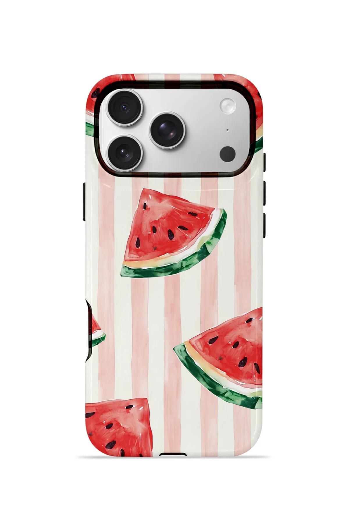 iPhone 17 Pro Vorian Yough Magsafe Kılıf Watermelon Blush Stripe