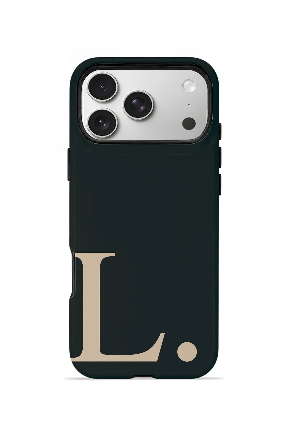 iPhone 17 Pro Vorian Çift Katmanlı Korumalı Kılıf Noir Beige L