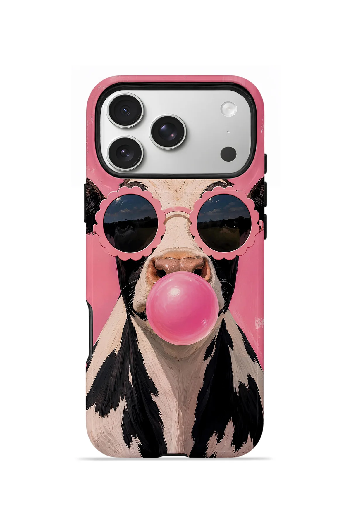 iPhone 17 Pro Vorian Çift Katmanlı Kılıf Bubblegum Cow iPhone 17 Pro Vorian Çift Katmanlı Kılıf Bubblegum Cow
