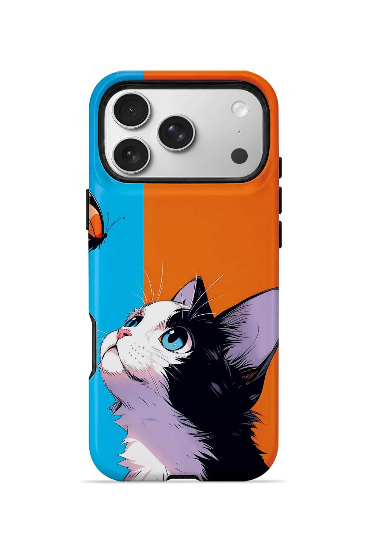 iPhone 17 Pro Vorian Çift Katmanlı Kelebekli Kılıf iPhone 17 Pro Vorian Çift Katmanlı Kelebekli Kılıf