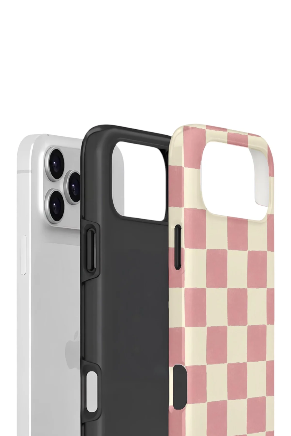 iPhone 17 Pro Vorian Yough Kılıf Blush Checker