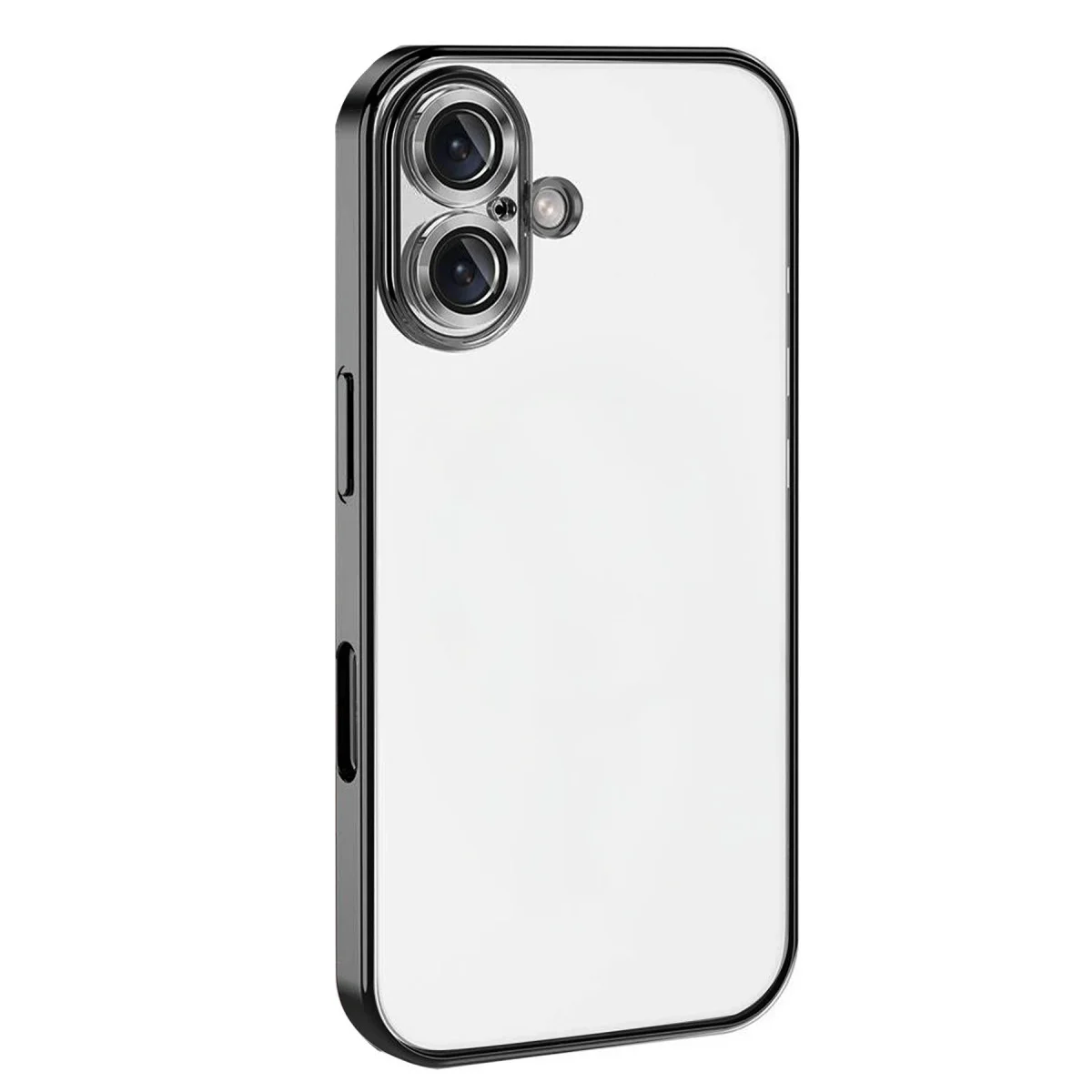 iPhone 17 Razer Lensli Silikon Kılıf - Siyah