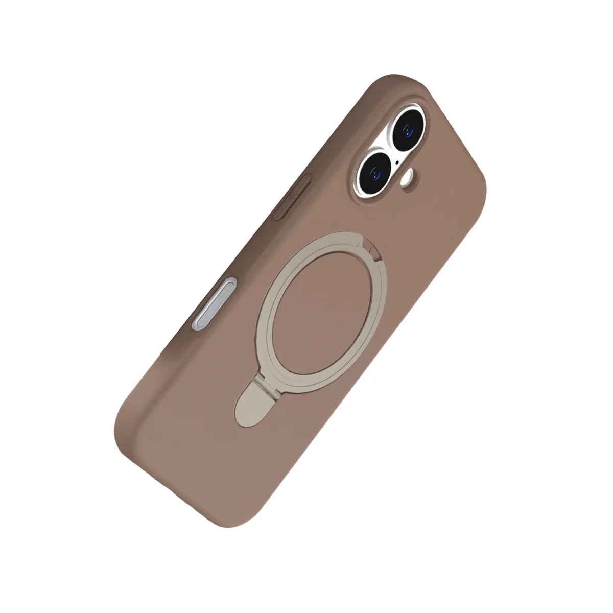 iPhone 17 Regal Magsafe Standlı Kapak - Çöl Titanyum