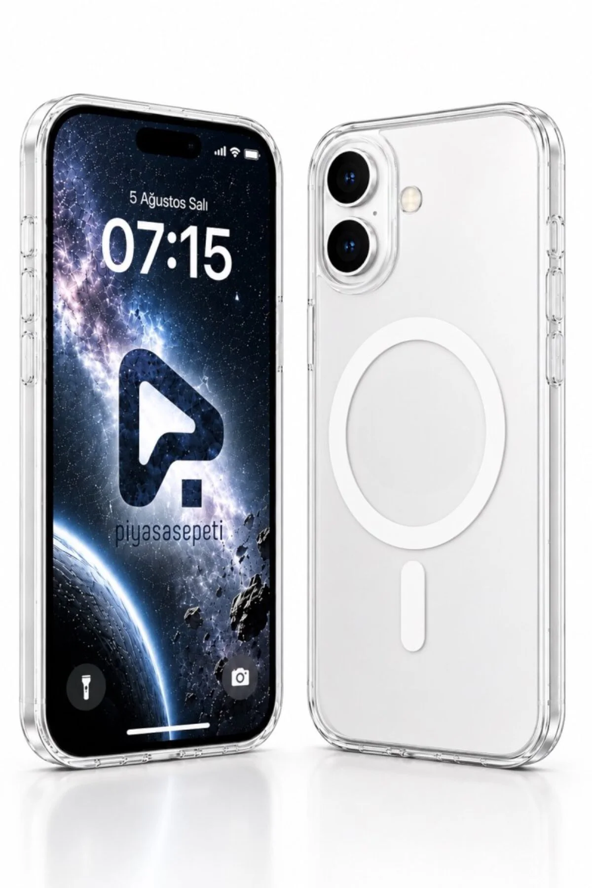 iPhone 17 Şeffaf Mika Sararmaz Sert Magsafe Kılıf
