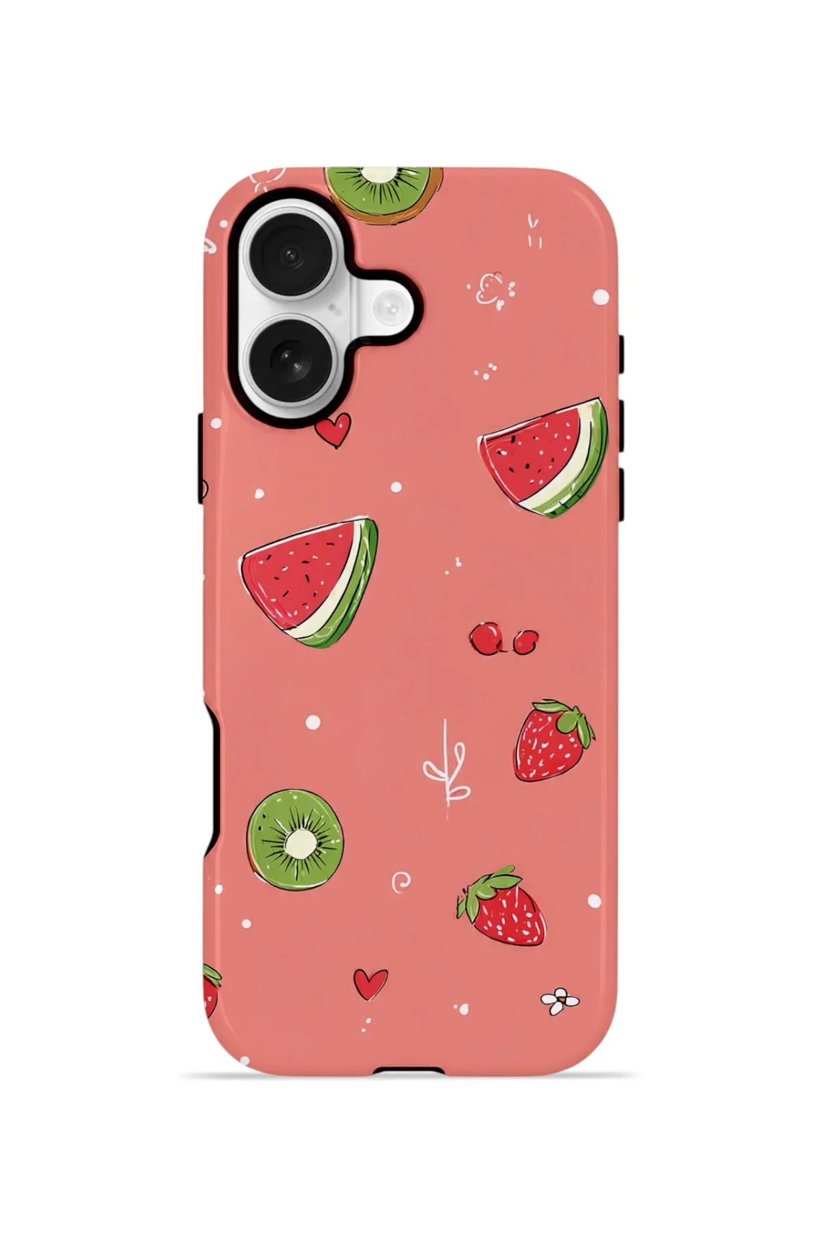 iPhone 17 Vorian Çift Katmanlı Magsafe Kılıf Summer Fruit Crush
