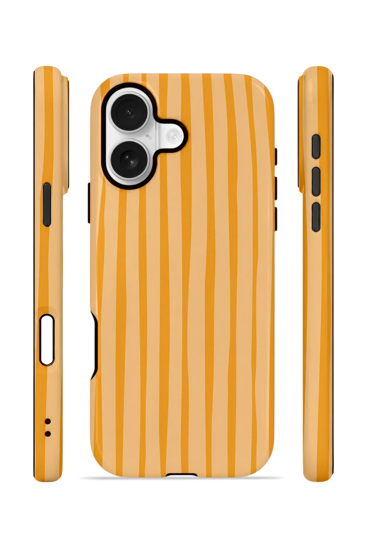 iPhone 17 Vorian Çift Katmanlı MagSafe Kılıf Golden Hour Stripe