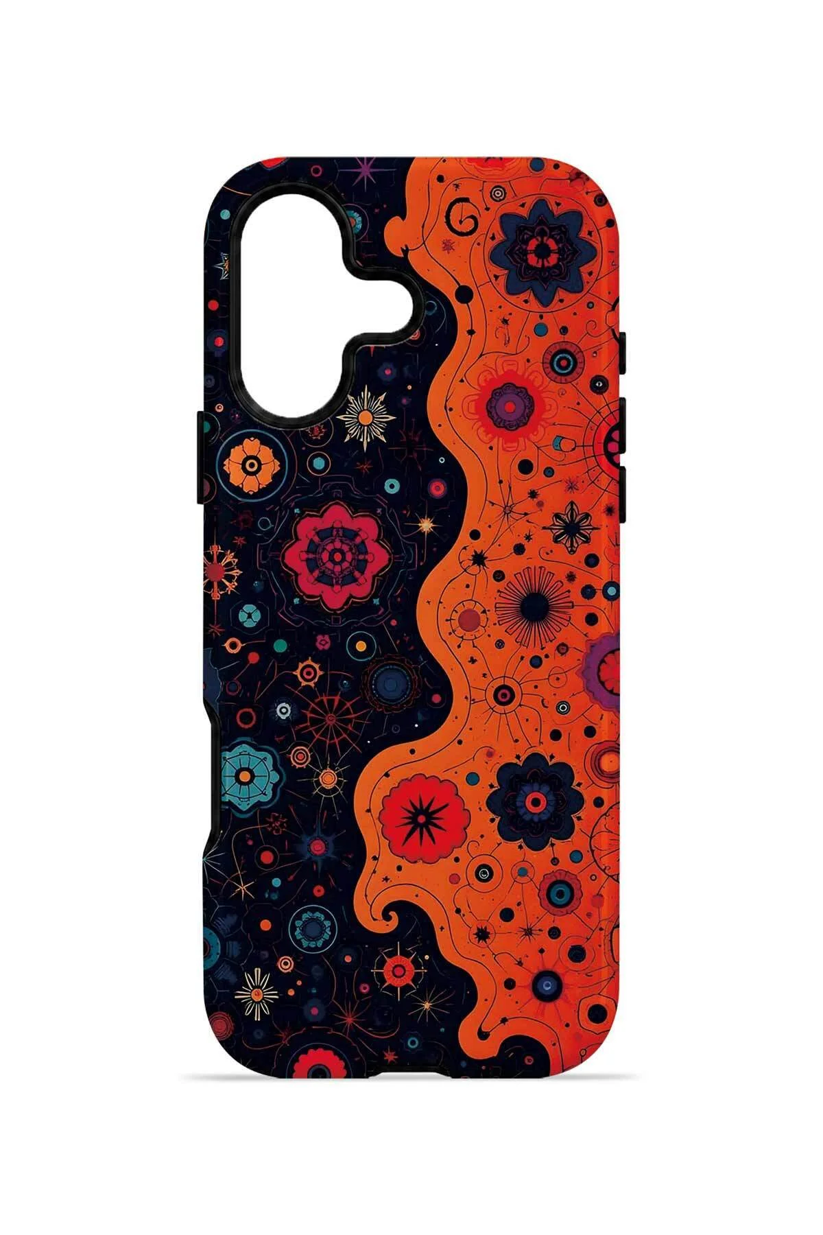 iPhone 17 Vorian Çift Katmanlı Midnight Bloom Split Kılıf - Görsel 4