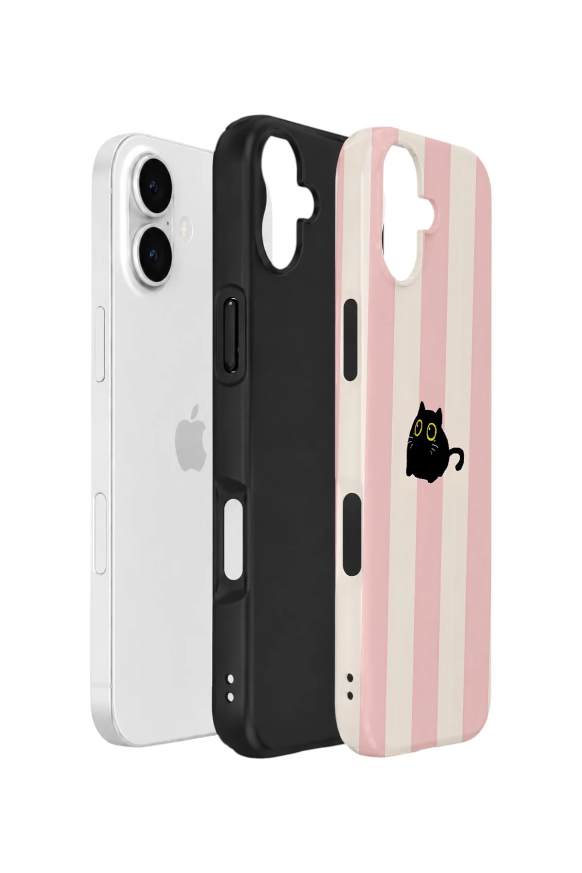 iPhone 17 Vorian Çift Katmanlı Kılıf Midnight Cat Stripe Fiyatı, Yorumları ve Özellikleri