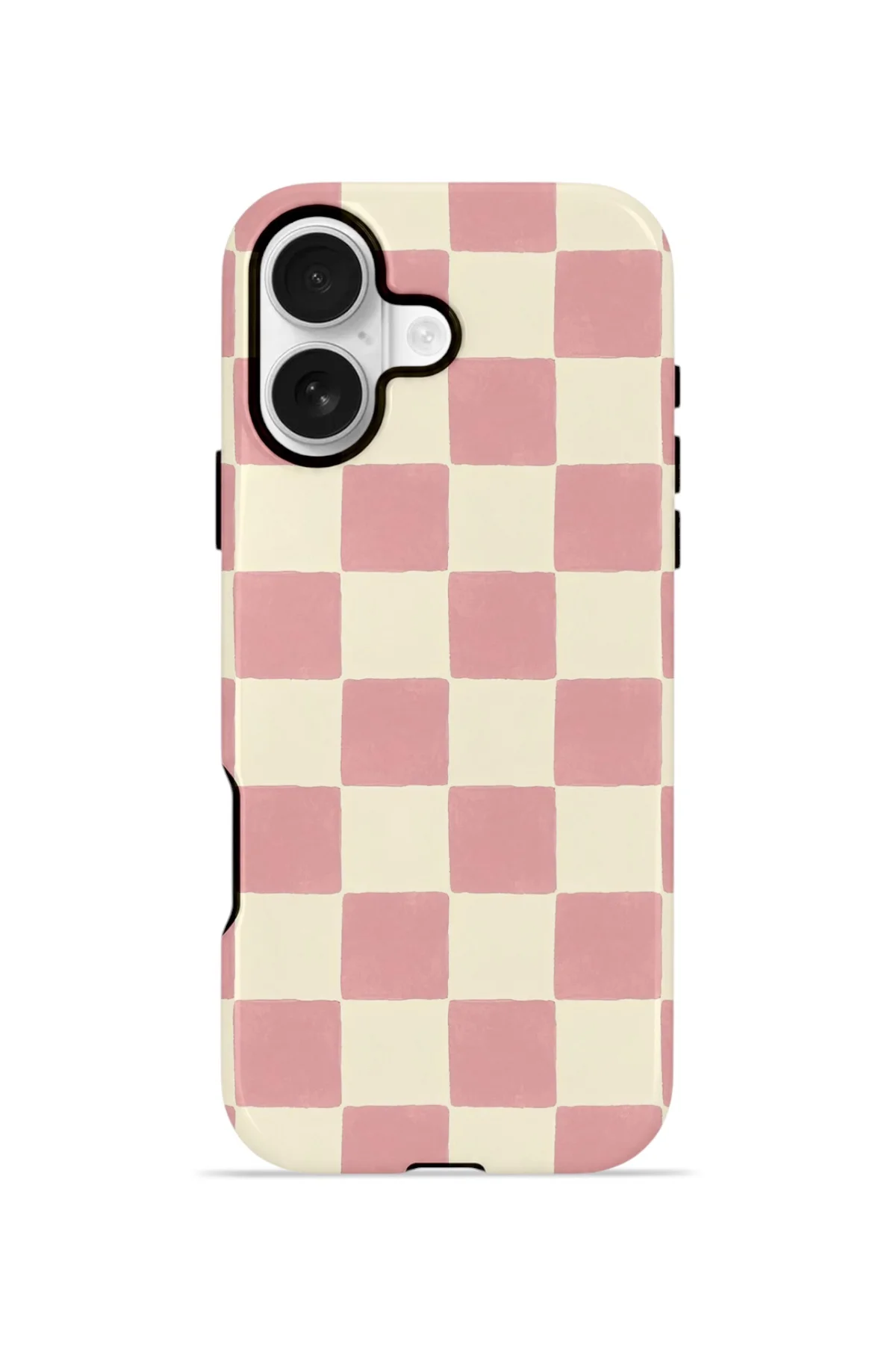 iPhone 17 Vorian Çift Katmanlı Kılıf Blush Checker iPhone 17 Vorian Çift Katmanlı Kılıf Blush Checker