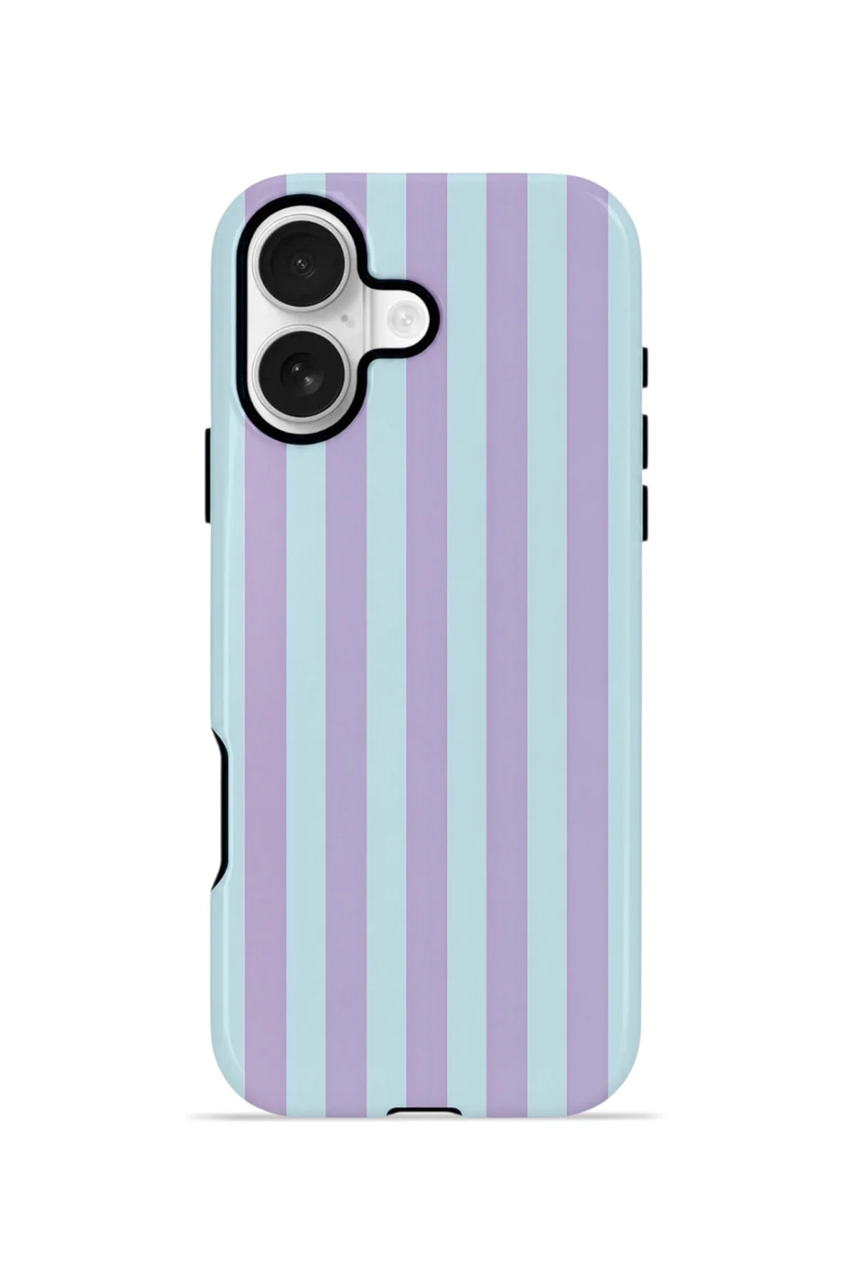 iPhone 17 Vorian Çift Katmanlı Kılıf Lilac Riviera Stripe