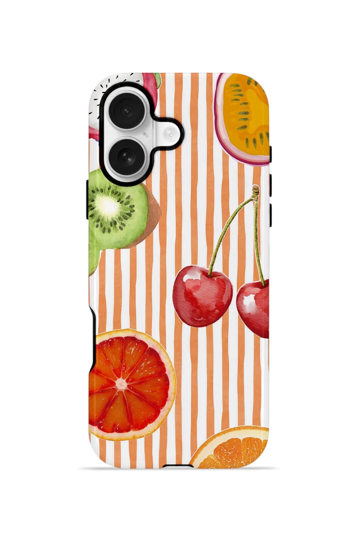 iPhone 17 Vorian Çift Katmanlı MagSafe Kılıf Tutti Frutti Stripe