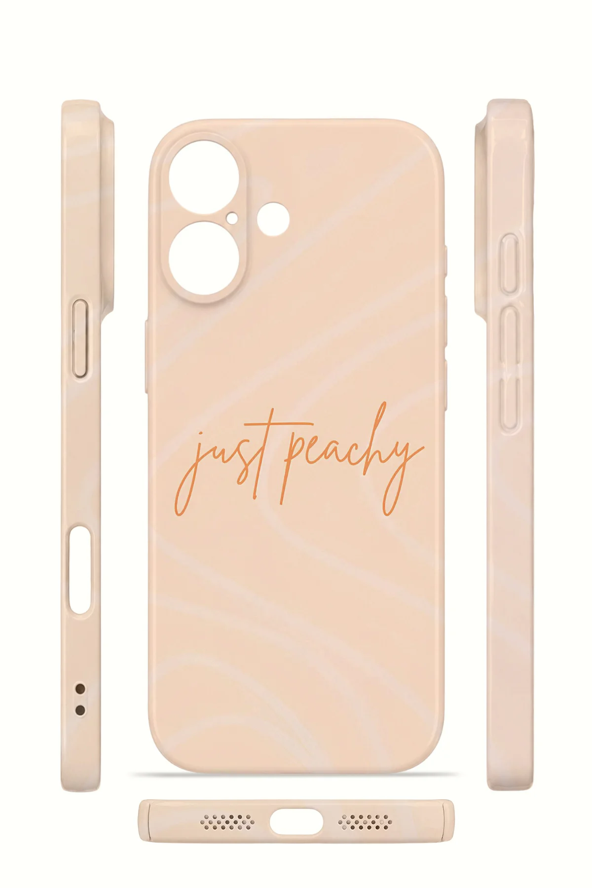 iPhone 17 Vorian İnce Kamera Korumalı Mika Kılıf Just Peachy