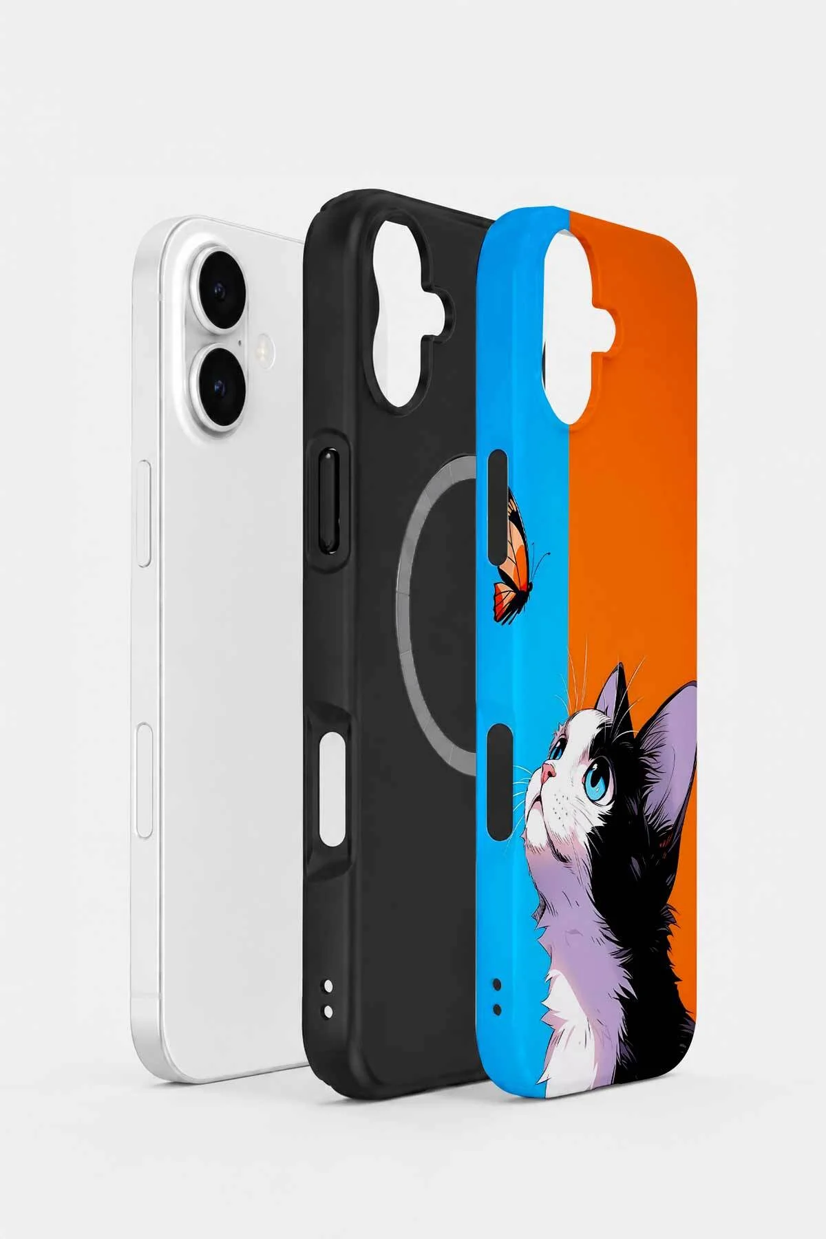 iPhone 17 Vorian MagSafe Çift Katmanlı Kelebekli Kılıf iPhone 17 Vorian MagSafe Çift Katmanlı Kelebekli Kılıf - Görsel 2