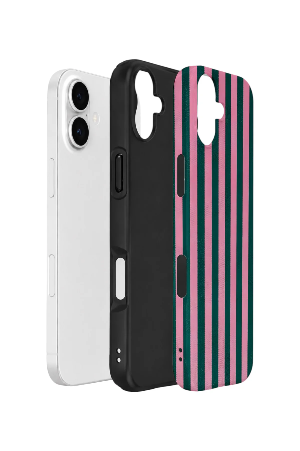 iPhone 17 Vorian Yough Kılıf Pink Navy Cabana