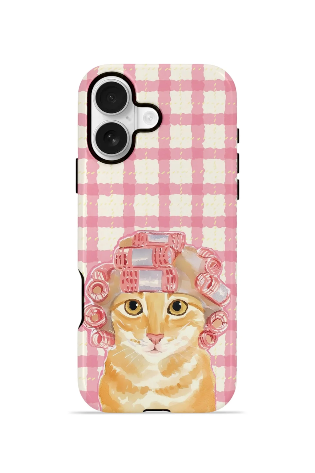 iPhone 17 Vorian Yough Magsafe Kılıf Pink Picnic Cat