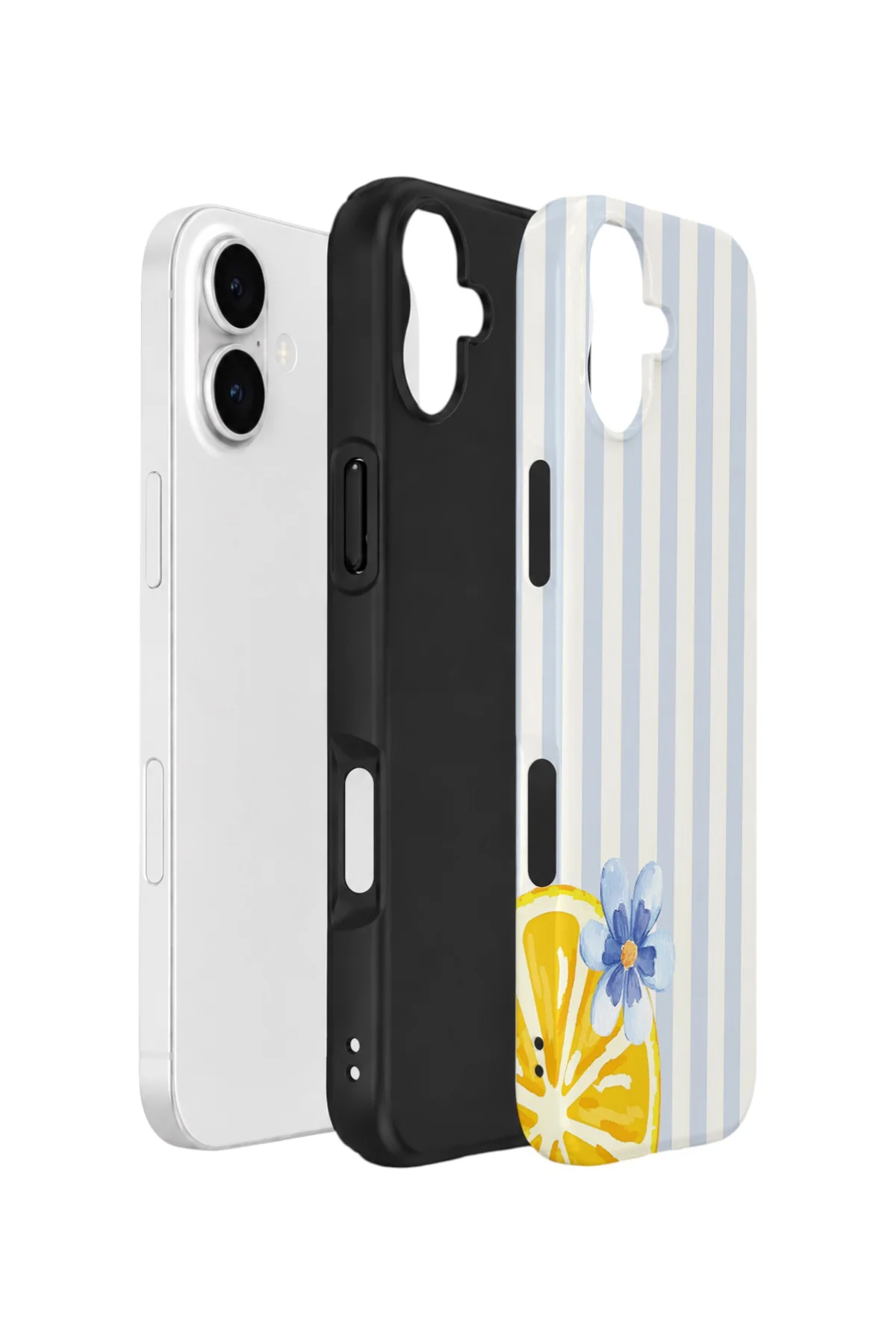 iPhone 17 Vorian Yough Kılıf Blue Lemon Blossom