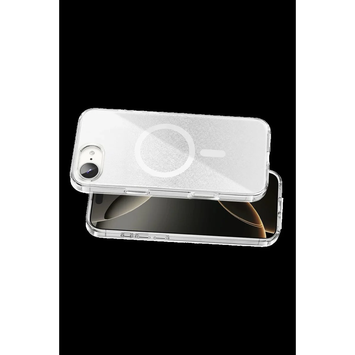 iPhone 17e ile Uyumlu Sora Simli Magsafe Kapak - Beyaz | Kristal Şeffaf Kılıf Fiyatı, Yorumları ve Özellikleri