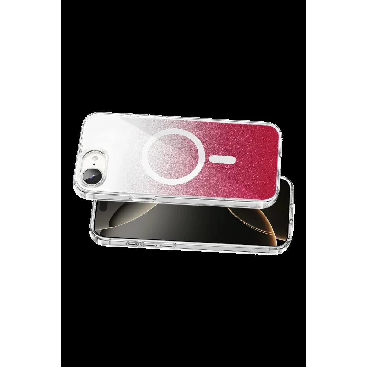 iPhone 17e ile Uyumlu Sora Simli MagSafe Kılıf - Kırmızı iPhone 17e ile Uyumlu Sora Simli MagSafe Kılıf - Kırmızı