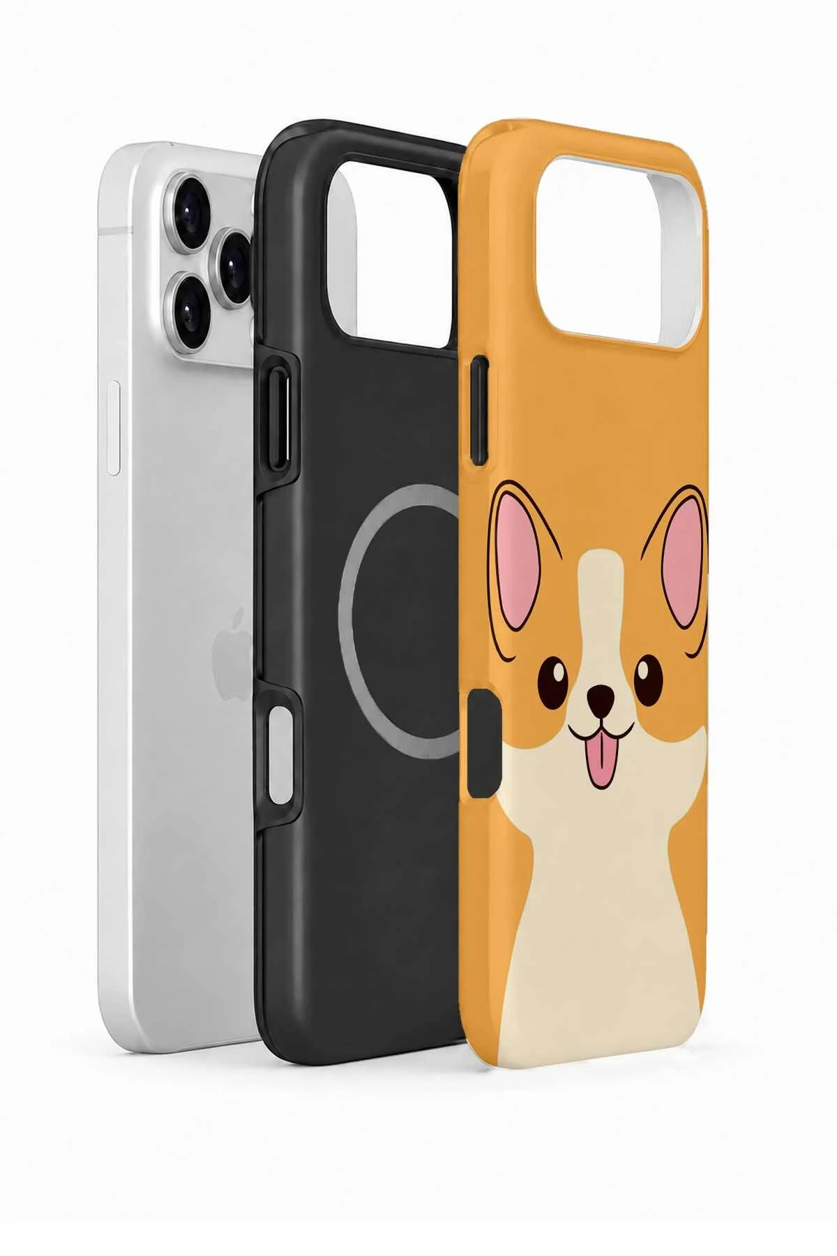 iPhone 18 Pro Max Vorian MagSafe Çift Katmanlı Corgili Kılıf - Görsel 2
