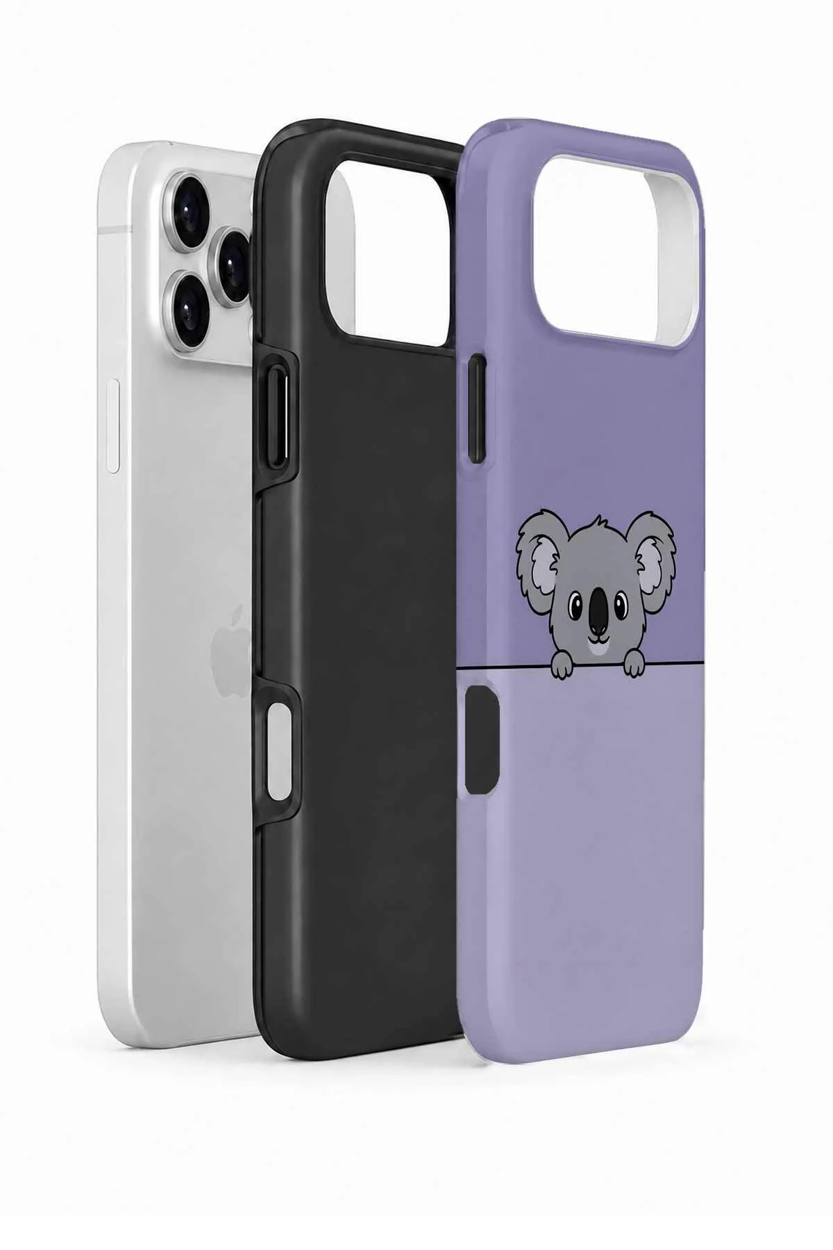 iPhone 18 Pro Max Vorian Çift Katmanlı Saklanan Koalalı Kılıf - Görsel 2