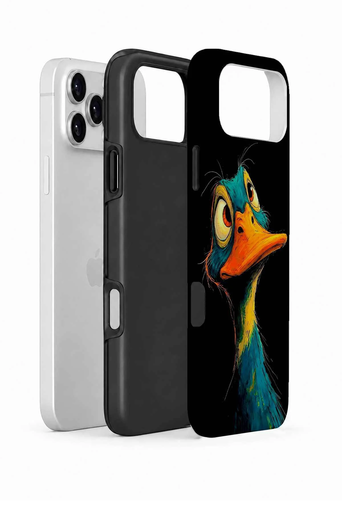 iPhone 18 Pro Max Vorian Çift Katmanlı Neon Ördekli Kılıf iPhone 18 Pro Max Vorian Çift Katmanlı Neon Ördekli Kılıf - Görsel 2