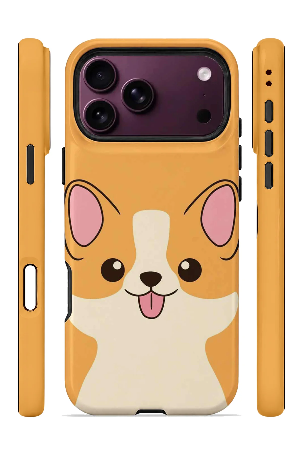 iPhone 18 Pro Vorian Çift Katmanlı Corgili Kılıf - Görsel 3