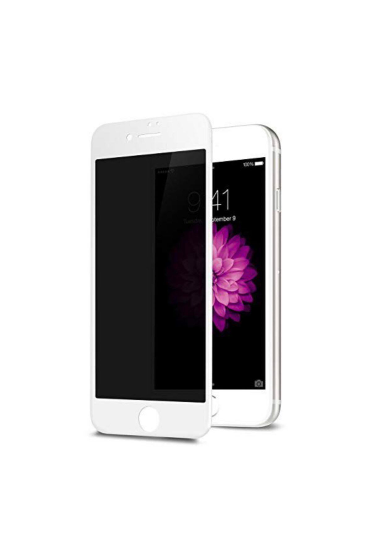 Iphone 6 - 6s 6d Kavisli Temperli Hayelet Ekran Koruyucu (renk - 