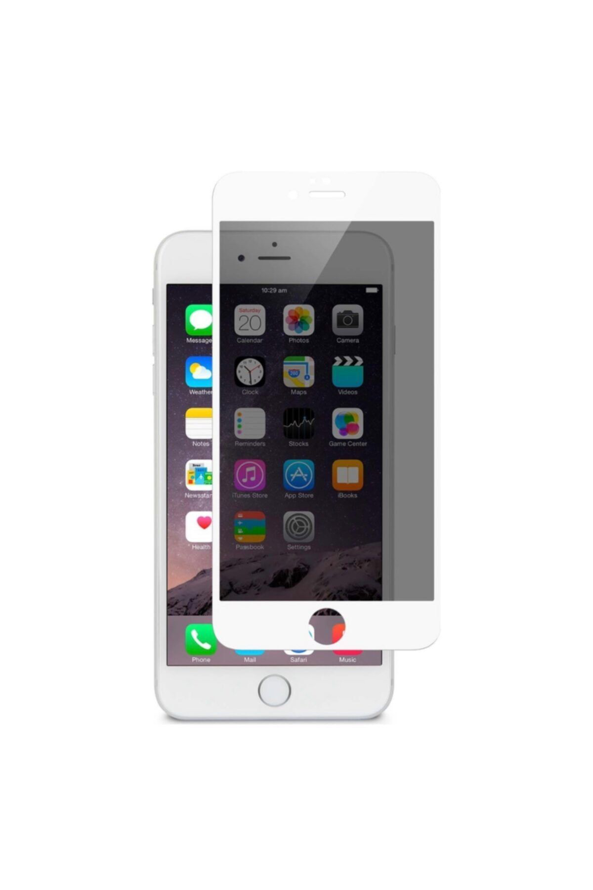 Iphone 6 - 6s 6d Kavisli Temperli Hayelet Ekran Koruyucu (renk - 