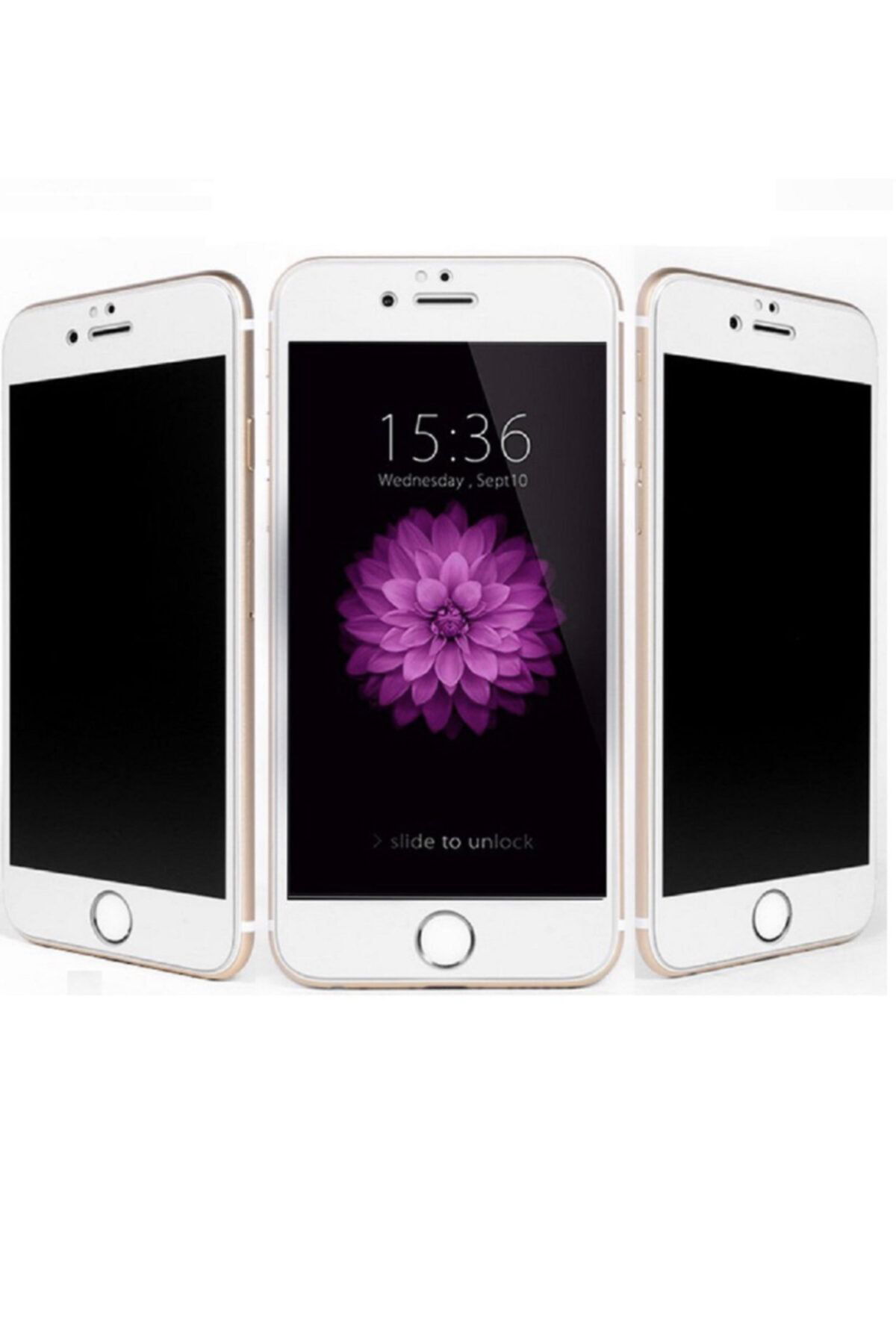 Iphone 6 - 6s 6d Kavisli Temperli Hayelet Ekran Koruyucu (renk - 