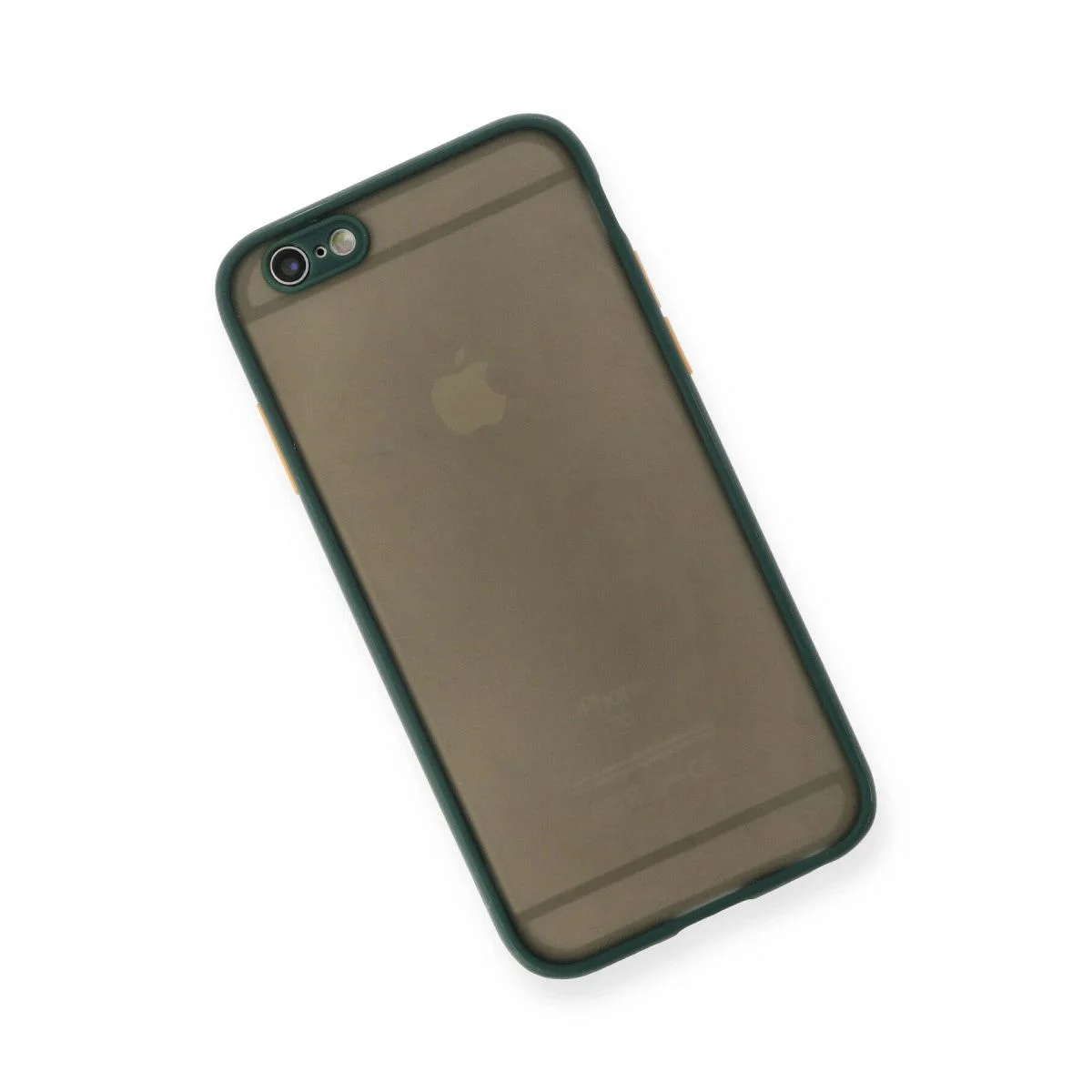 iPhone 6 ile Uyumlu Montreal Silikon Kılıf - Yeşil, Kamera Korumalı, Darbe Emici