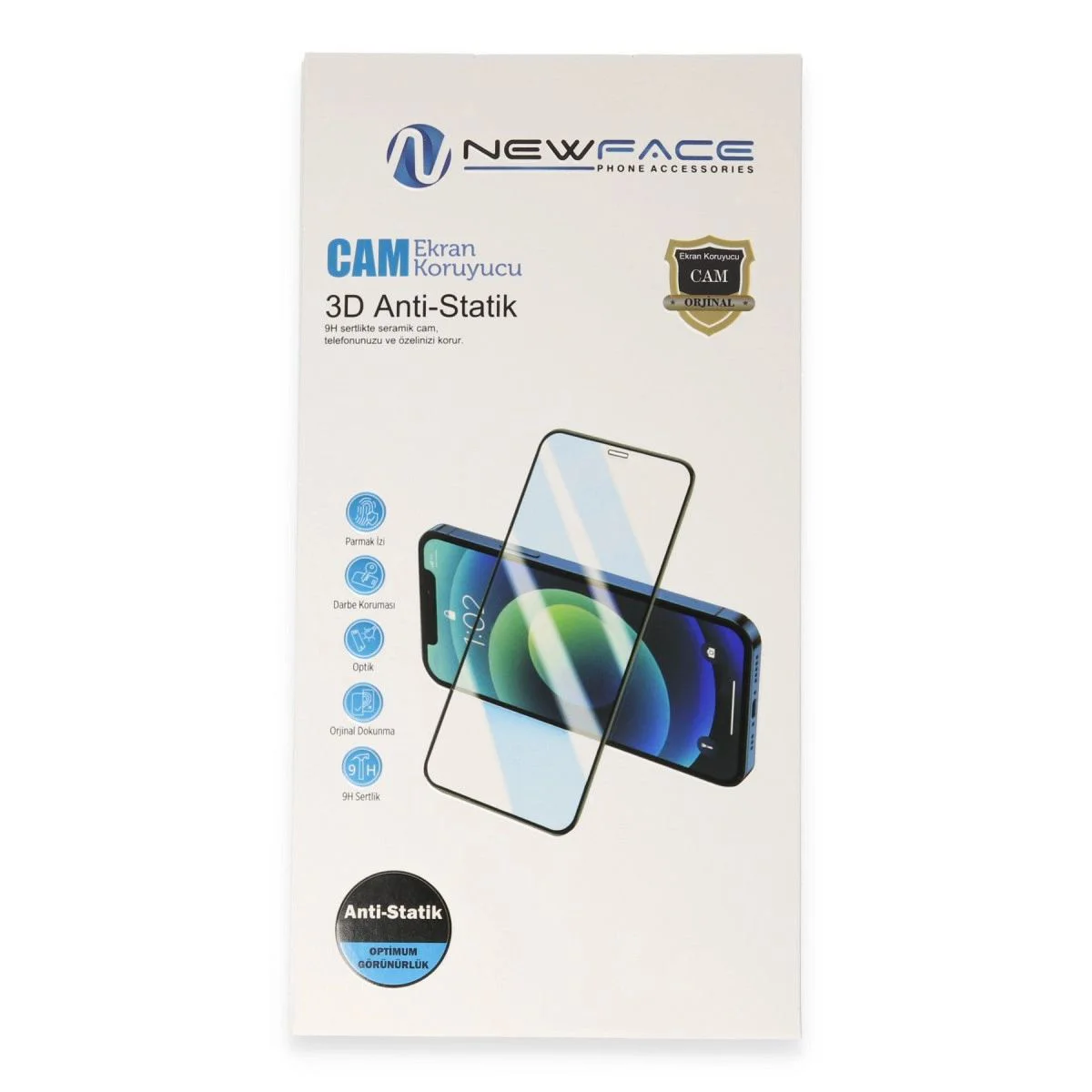 iPhone 6 ile Uyumlu 3D Antistatik Cam Ekran Koruyucu - Beyaz 9H Sertlik Fiyatı, Yorumları ve Özellikleri
