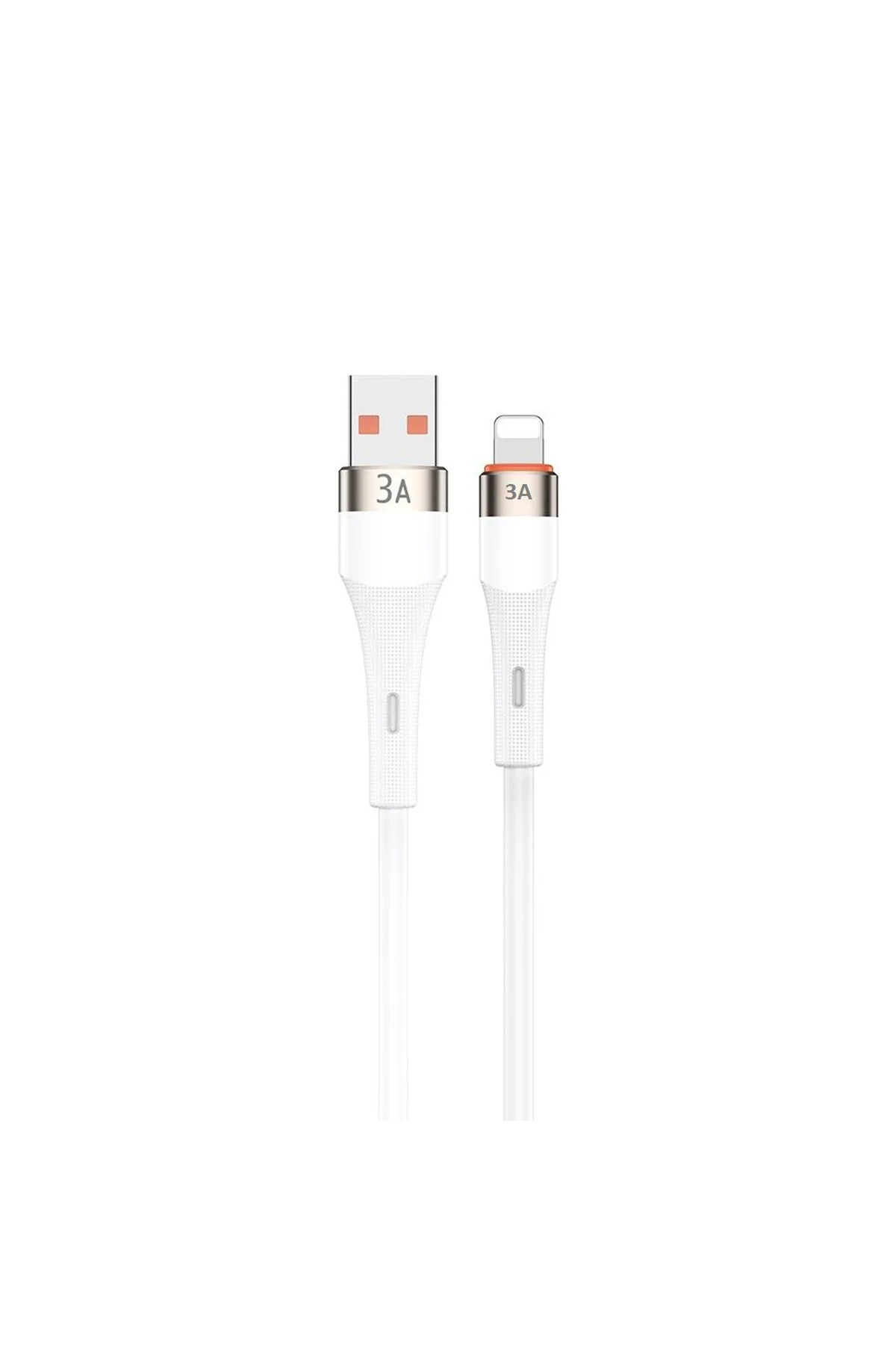 İphone 6 İle Uyumlu 3 Amper Kırılmayan FlexMesh Şarj ve Data Kablosu 1 Metre HC-20