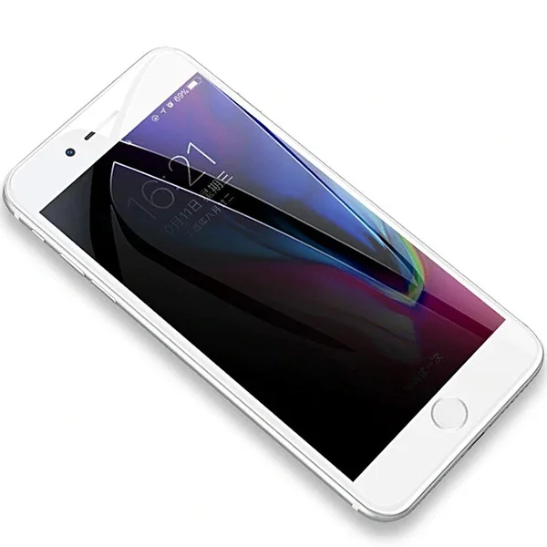iPhone 6 Plus / 6S Plus Gizlilik Camı – Kırılmaz 3D Full Cover Privacy Ekran Koruyucu