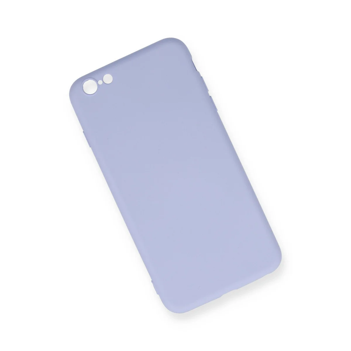 iPhone 6 Plus Nano İçi Kadife Silikon Kılıf - Lila (Yerli Üretim)