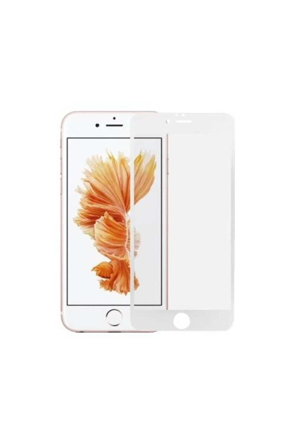 iPhone 6S Mat Seramik Ekran Koruyucu Beyaz